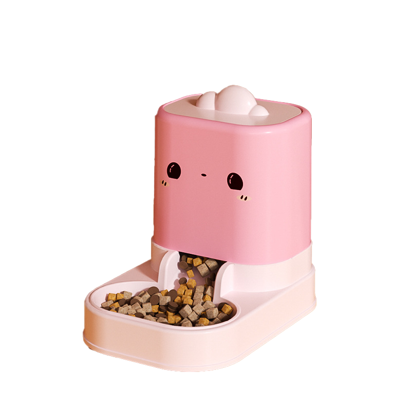 Automatic pet feeder and water dispenser, fully automatic cat and dog bowl, made of food-grade materials.
