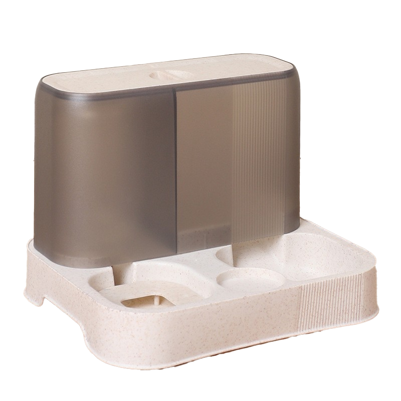 Automatic cat and dog food feeder, smart timed and quantitative cat food dispenser, water dispenser in one machine