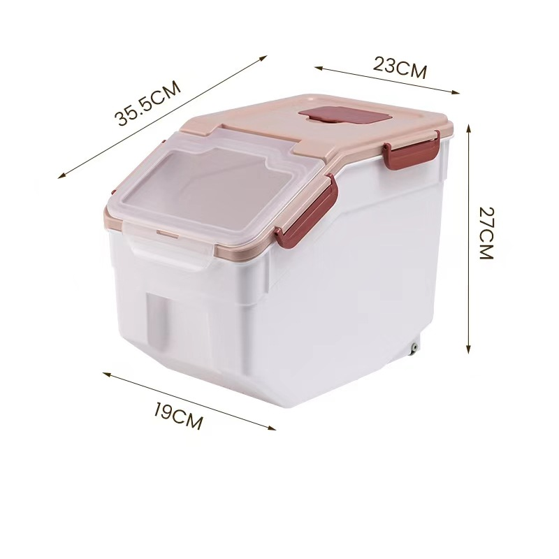 10kg/50kg airtight storage container for dog food and cat food, moisture-proof vacuum pet food box/storage bucket