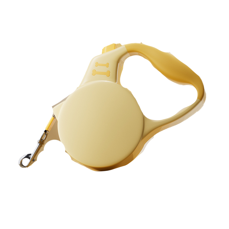 Automatic retractable dog leash for small and medium-sized dogs, cats, and poodles.