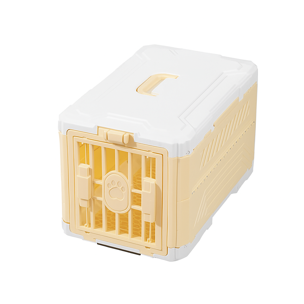 Foldable portable cat carrier, dog cage, cat cage, pet cage, travel case, transport case, car carrier
