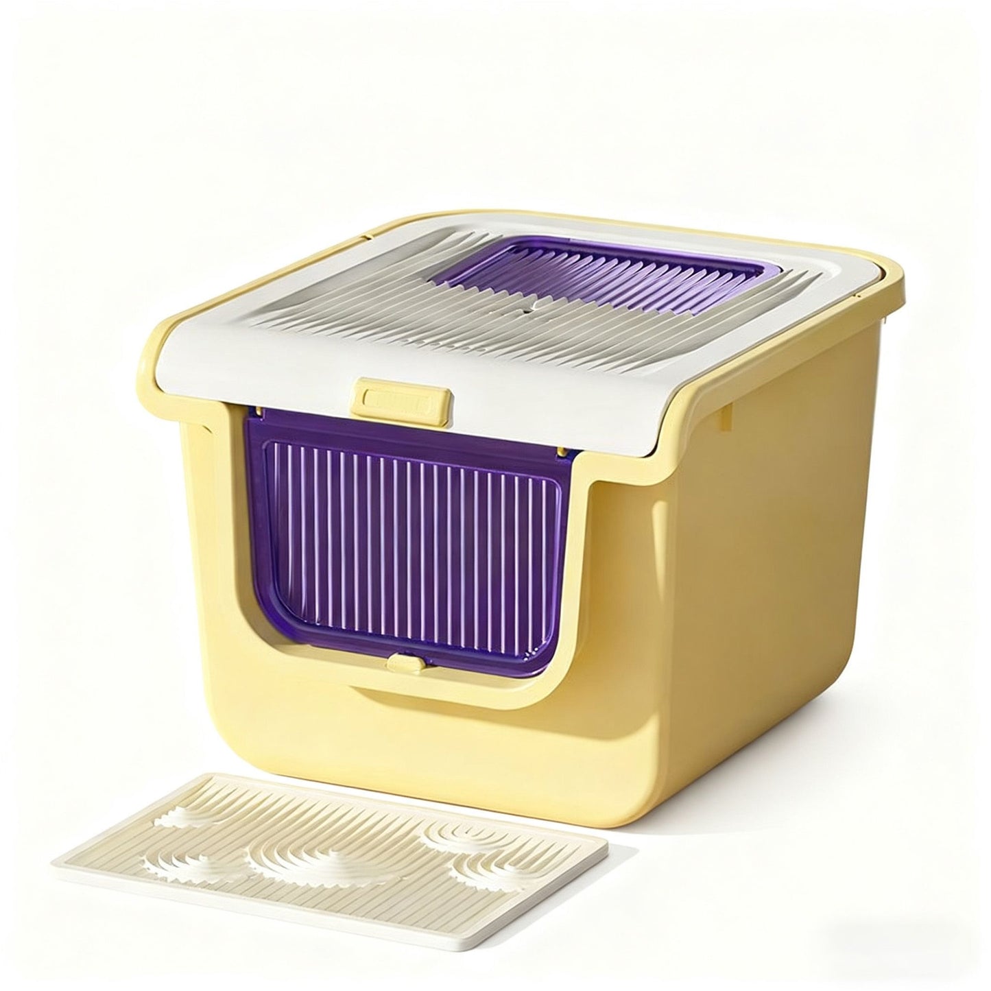 Extra Large Fully Enclosed Litter Box, Anti-Splash Litter Box, Odor-Controlled Cat Toilet, Extra Large Size, Free Shipping