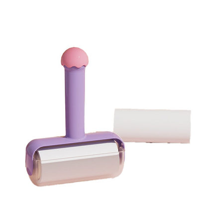 Dopamine Fur Trimmer, Peelable Replacement Roll Paper Drum, Cat Hair Removal Clothes, Hair Cleaning Scatter Brush