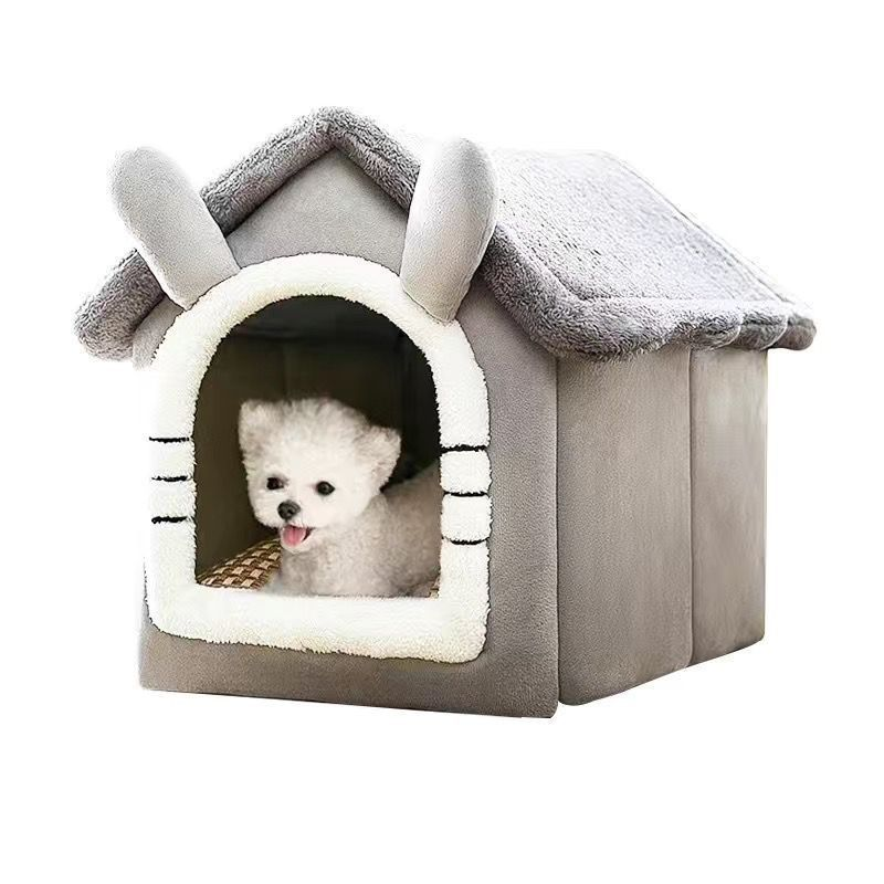 Cat bed universal cat house summer villa closed detachable and washable dog bed cat special practical and dirt-resistant