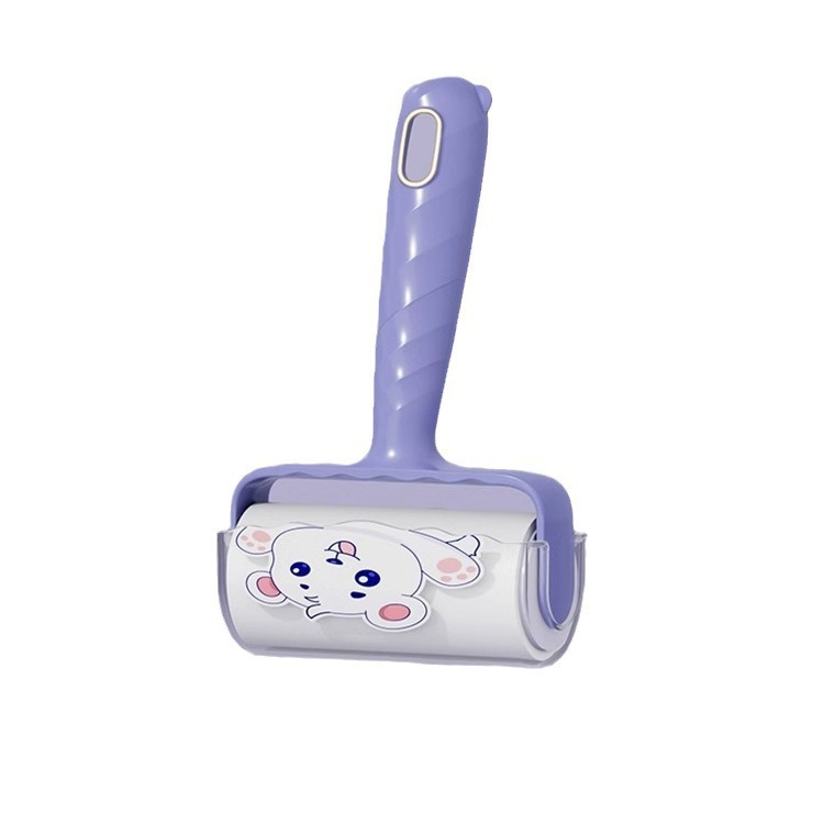 New cartoon lint roller with tearable paper, lint remover, dust remover, clothes lint remover, pet grooming roller.