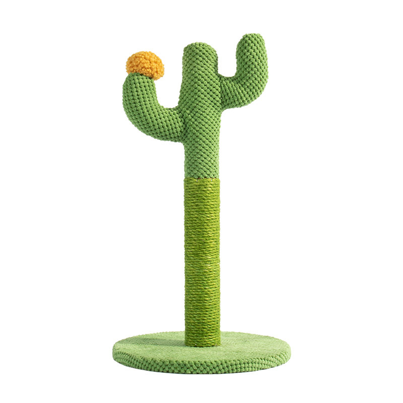 Cat tree, cat scratching post, pet supplies wholesale, sisal and cactus integrated toy, cat scratching post, durable scratching post