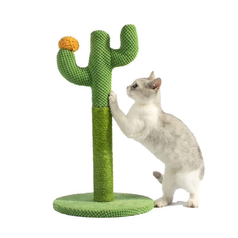 Cat tree, cat scratching post, pet supplies wholesale, sisal and cactus integrated toy, cat scratching post, durable scratching post