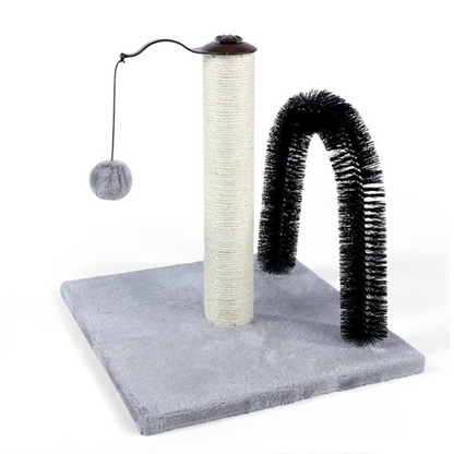 Vertical cat scratching post, sisal, durable, space-saving, lint-free, cat toy, suitable for all seasons.