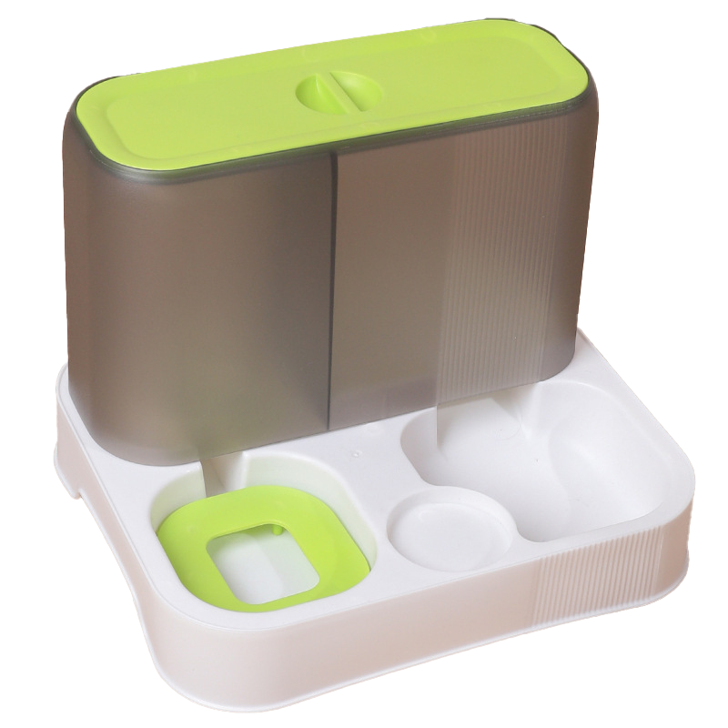 Automatic cat and dog food feeder, smart timed and quantitative cat food dispenser, water dispenser in one machine