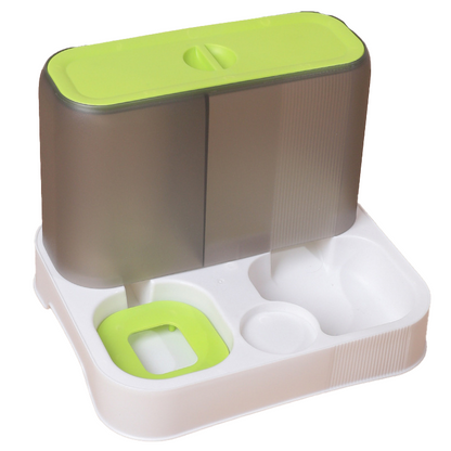 Automatic cat and dog food feeder, smart timed and quantitative cat food dispenser, water dispenser in one machine