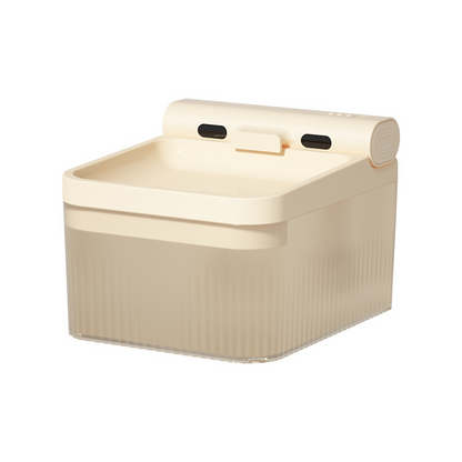 Smart electric pet water fountain for cats, automatic wireless, large capacity, sensor-activated filter.