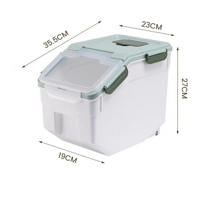 10kg/50kg airtight storage container for dog food and cat food, moisture-proof vacuum pet food box/storage bucket