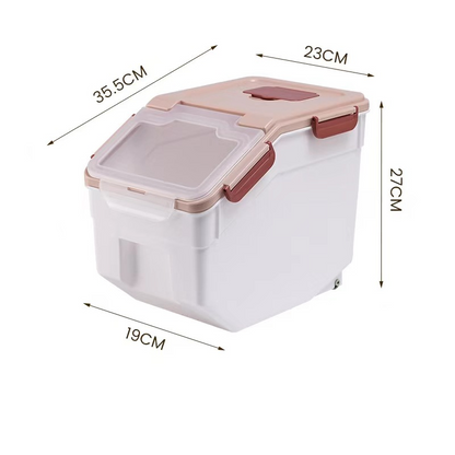 10kg/50kg airtight storage container for dog food and cat food, moisture-proof vacuum pet food box/storage bucket
