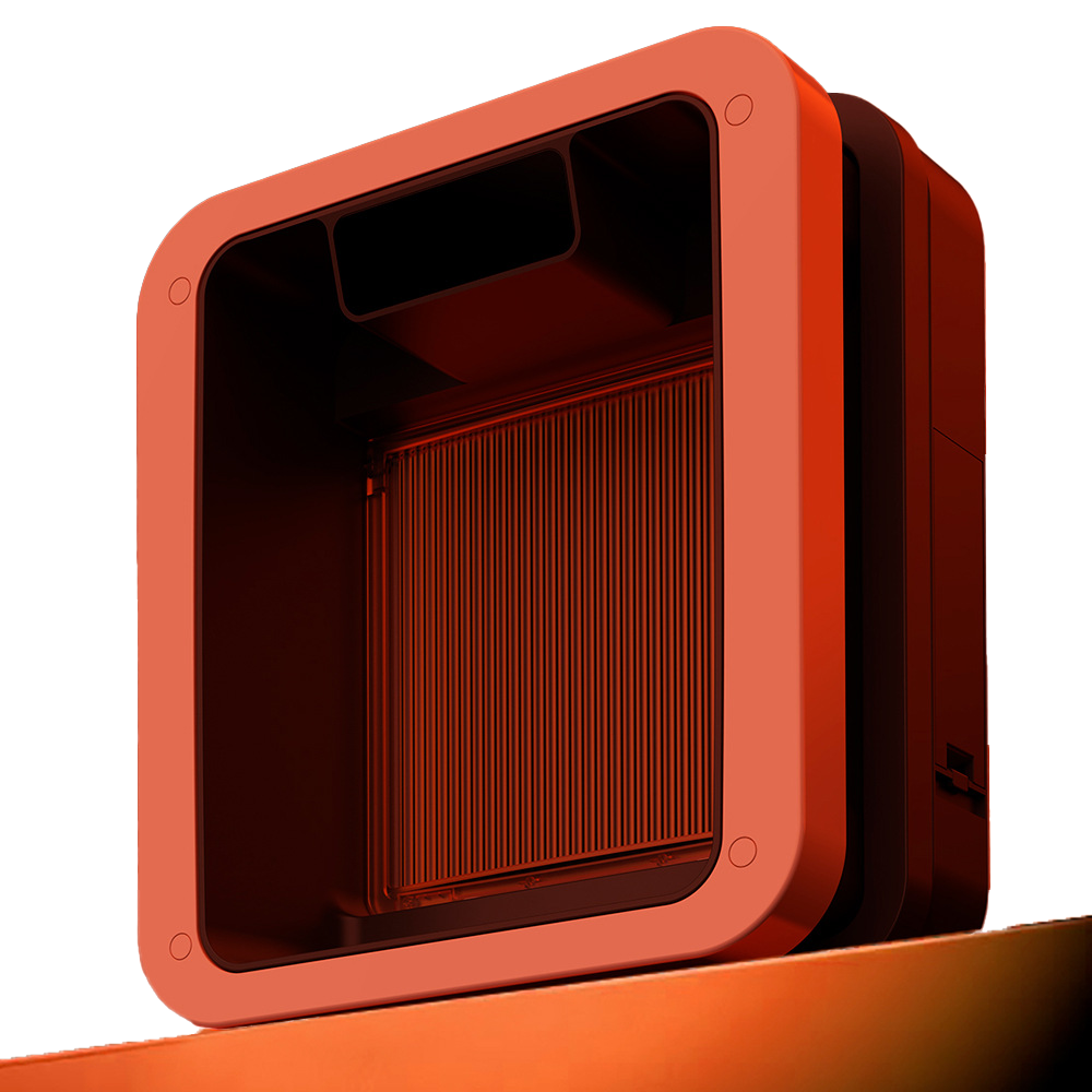 Smart pet door with AI recognition, featuring a camera for dogs and cats to enter and exit freely, suitable for small and medium-sized pets.