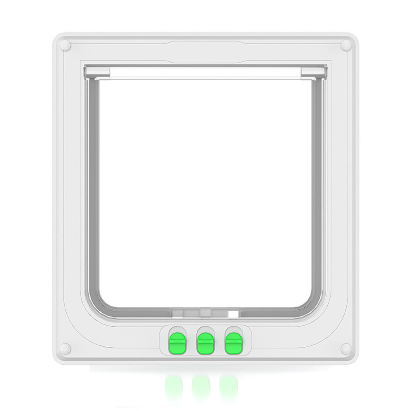 Pet door, cat door, dog door, two-way entrance, transparent acrylic panel, cat and dog kennel, cat and dog cages, pet wooden door