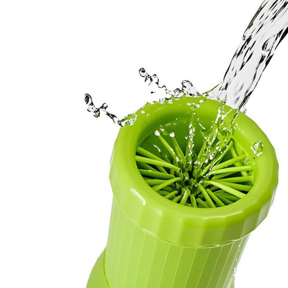 Pet Dog Foot Bath, No-Wipe Cleanser for Feet and Paws, Teddy Paw Cleaner, Foot and Paw Washing Machine, Automatic Cleaning Device