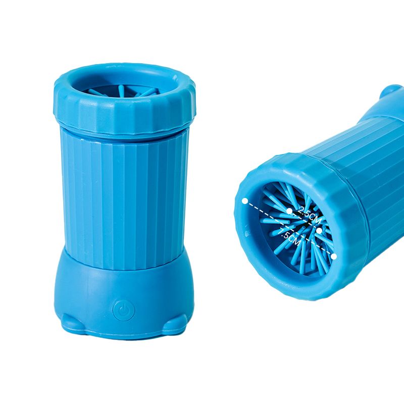 Pet Dog Foot Bath, No-Wipe Cleanser for Feet and Paws, Teddy Paw Cleaner, Foot and Paw Washing Machine, Automatic Cleaning Device