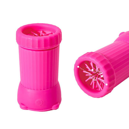 Pet Dog Foot Bath, No-Wipe Cleanser for Feet and Paws, Teddy Paw Cleaner, Foot and Paw Washing Machine, Automatic Cleaning Device