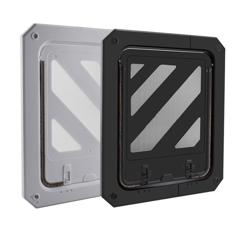 Sixth-generation screen door, pet door, screen door installation, screen on screen, dog door, cat door, hanging method