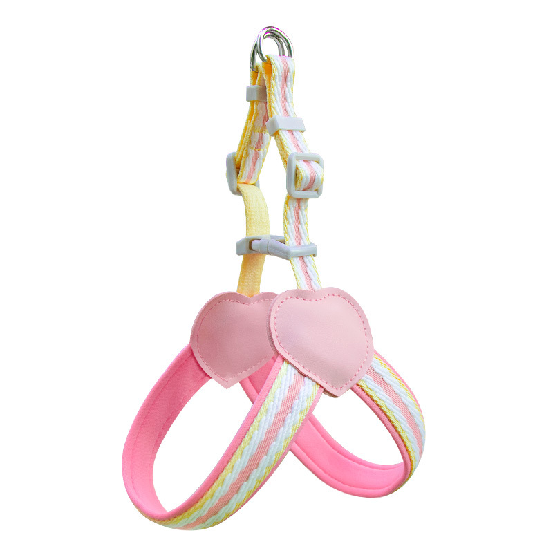 Dog leash vest style dog walking leash, adjustable dog rope for small, medium and large dogs, chest harness, Teddy pet supplies