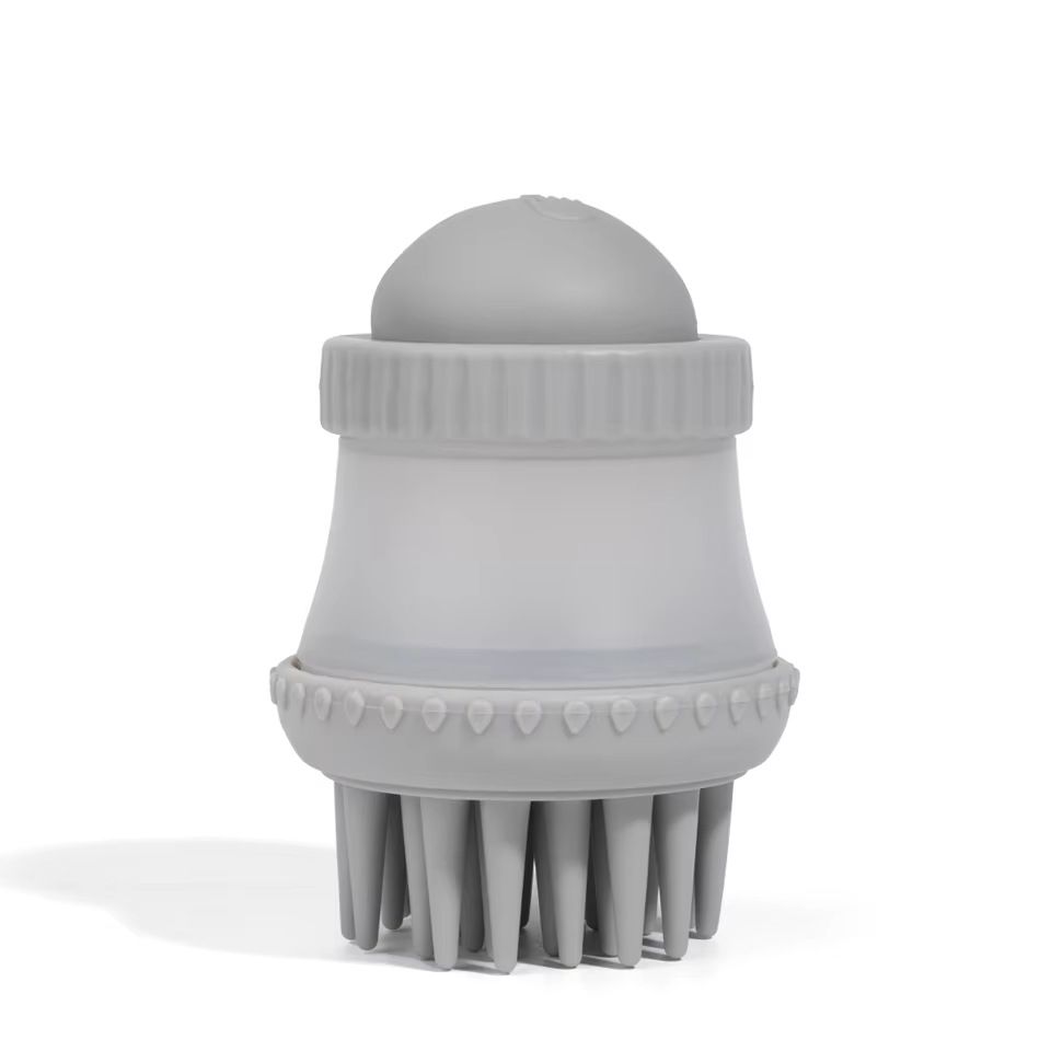 TPR Pet Bath Brush, Bathing Massage Brush, Bathing Comb, Dog Bath Liquid Storage, Dog Bathing Supplies