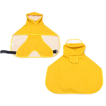 Dog raincoat, small dog pet supplies, waterproof dog clothes for Teddy and Corgi, medium size, full coverage belly band