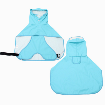 Dog raincoat, small dog pet supplies, waterproof dog clothes for Teddy and Corgi, medium size, full coverage belly band