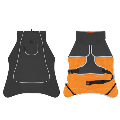 Waterproof windbreaker for pets, warm in the rain, windproof jacket for large dogs, hunting jacket for outdoor use in autumn and winter, all seasons.