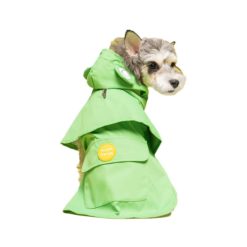 Dog raincoat, small dog pet supplies, Teddy bear special waterproof dog clothes cape, cross-border e-commerce.