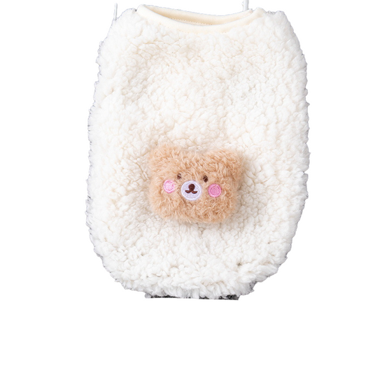 Miniature kitten, puppy, and dog clothes; Teddy dog, teacup dog, newborn, full moon, autumn and winter puppy and kitten vests.