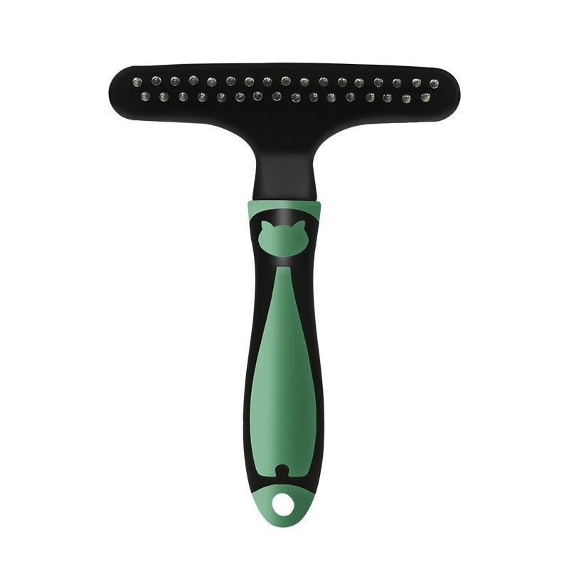 Pet comb, cat wooden handle detangling comb, dog rake comb for hair removal and massage beauty, pet supplies