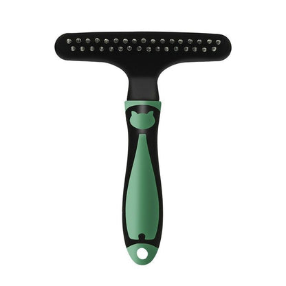 Pet comb, cat wooden handle detangling comb, dog rake comb for hair removal and massage beauty, pet supplies