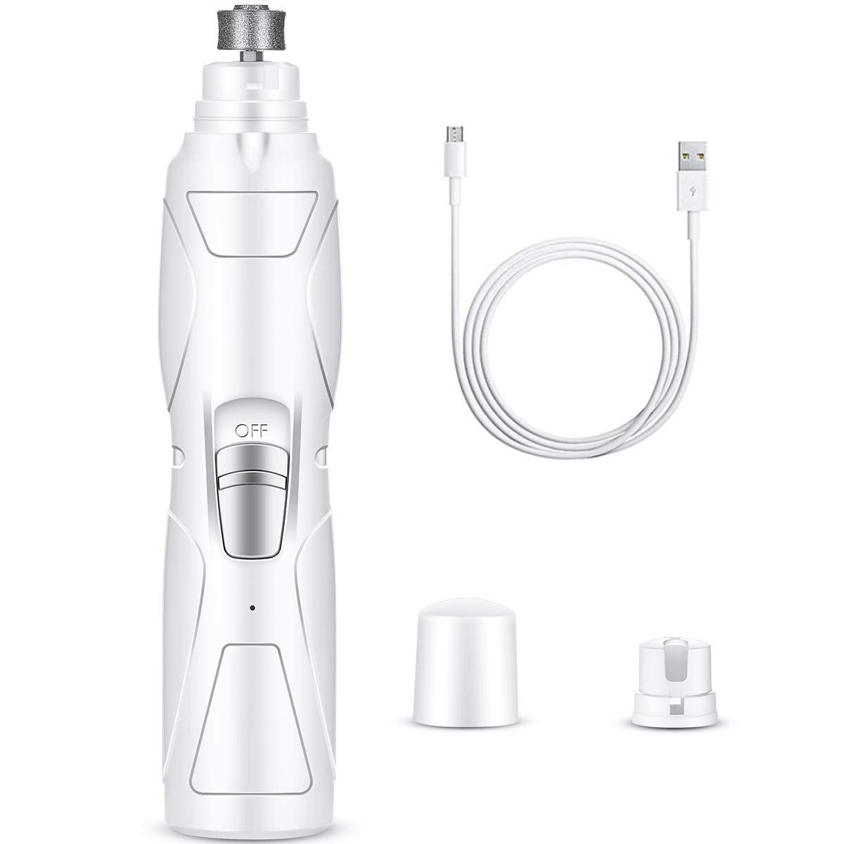 Best-selling pet nail grinder high-power electric LED cat dog automatic nail trimmer