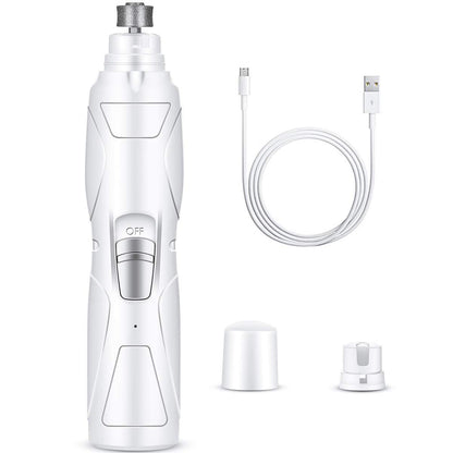 Best-selling pet nail grinder high-power electric LED cat dog automatic nail trimmer