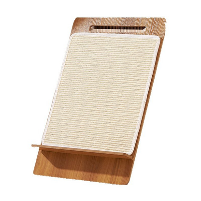 This cat scratching post is made of sisal fiber, making it durable and scratch-resistant. It can sharpen claws without shedding scabs. It's a sofa-mounted cat toy for cats.