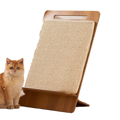 This cat scratching post is made of sisal fiber, making it durable and scratch-resistant. It can sharpen claws without shedding scabs. It's a sofa-mounted cat toy for cats.