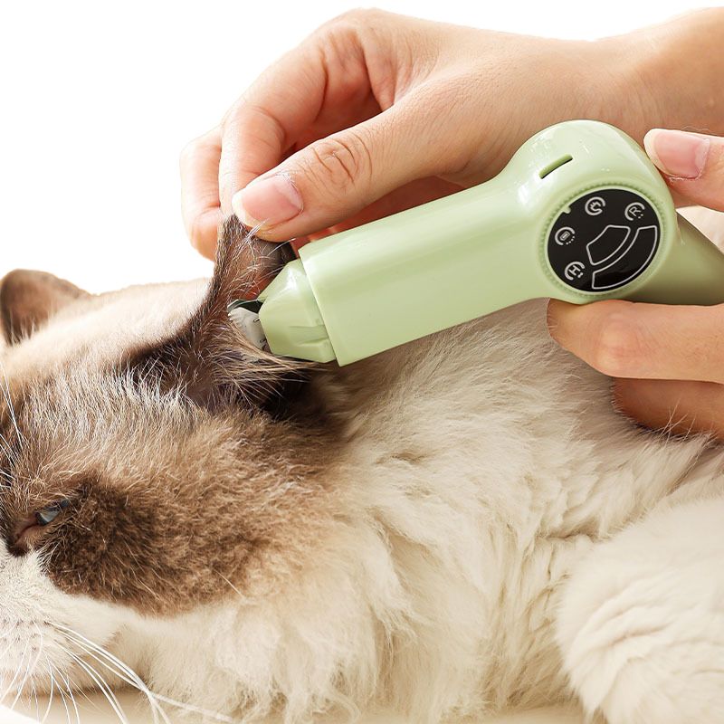 New product two-in-one hot-selling cat push shear pet nail clipper dog electric nail grinder multi-functional shaver