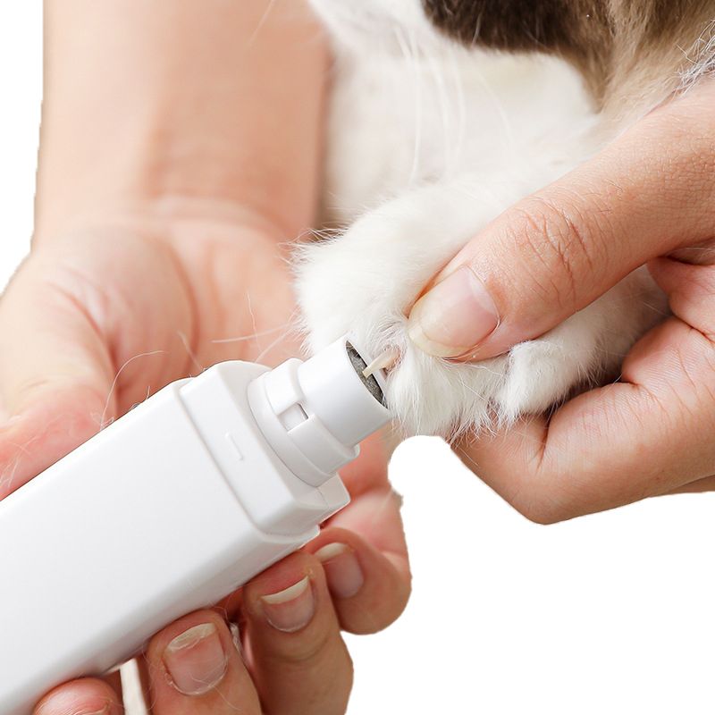 Pet Nail Grinder, Electric High-Power Cat and Dog Nail Trimmer, Nail Care Charging Safety and Efficiency