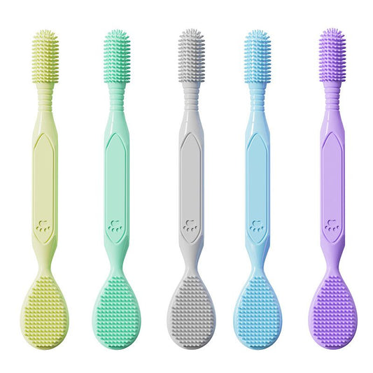 Dual-Head Pet Toothpaste Large Dog Brushing Cat Soft Brush Toothbrush Oral Care Cat Dog Toothbrush