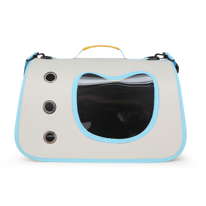Portable cat carrier, large capacity travel bag, space capsule backpack, dog and cat cage, cat box, stress-resistant pet carrier
