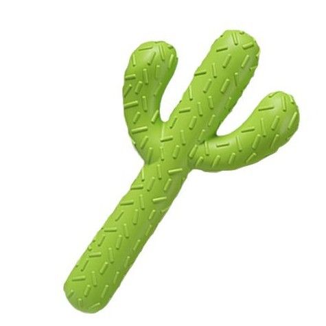 Dental Grinding Dog Toy Cactus Self-Entertainment for Dogs Rubber Large Breed Pet Supplies