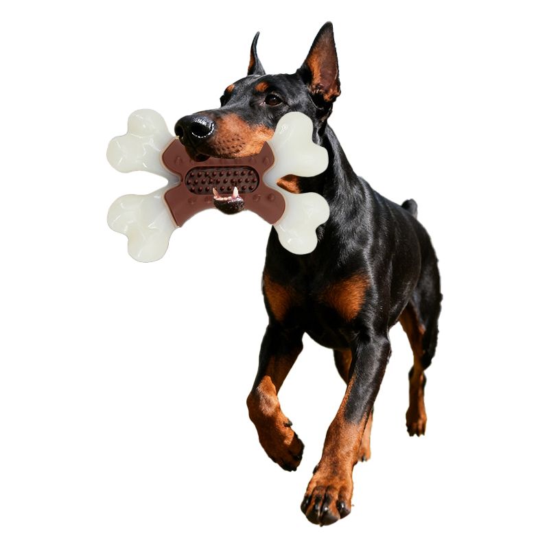 Dog Self-Entertainment Toy Dental Bone Durable and Not Easily Chewed for Training Dogs to Bite and Grind Their Teeth