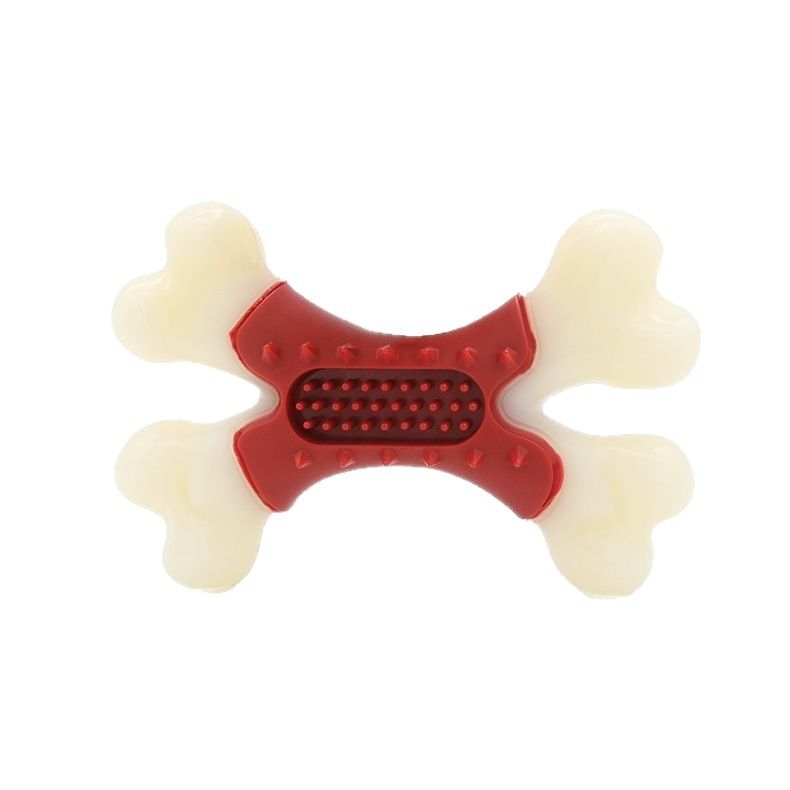 Dog Self-Entertainment Toy Dental Bone Durable and Not Easily Chewed for Training Dogs to Bite and Grind Their Teeth