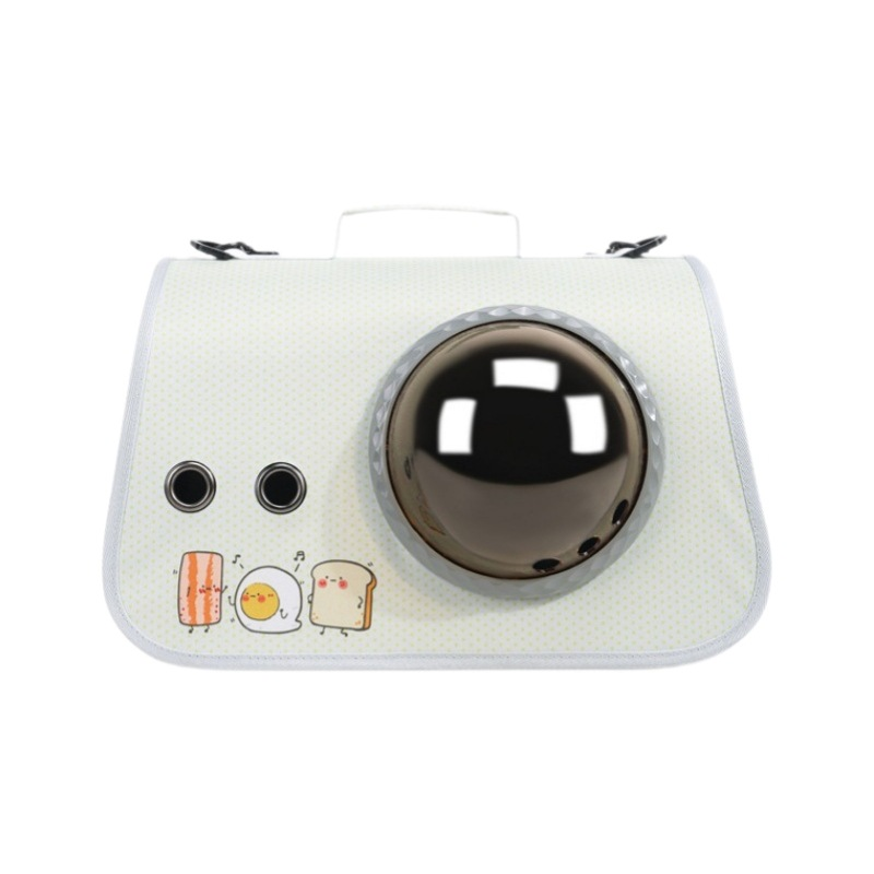 Portable pet carrier, cat bag, shoulder bag, breathable backpack, cartoon cat and dog bag, airline crate.