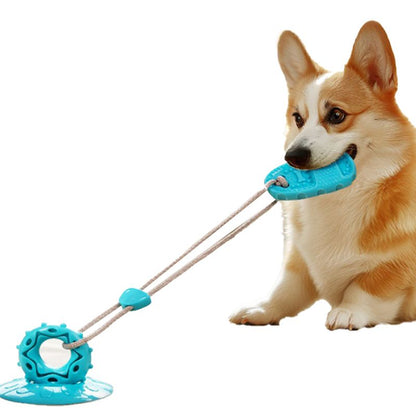 Pet suction cup slippers toy, durable chew, tiring to pull rope, wear-resistant puppy toy, pet supplies