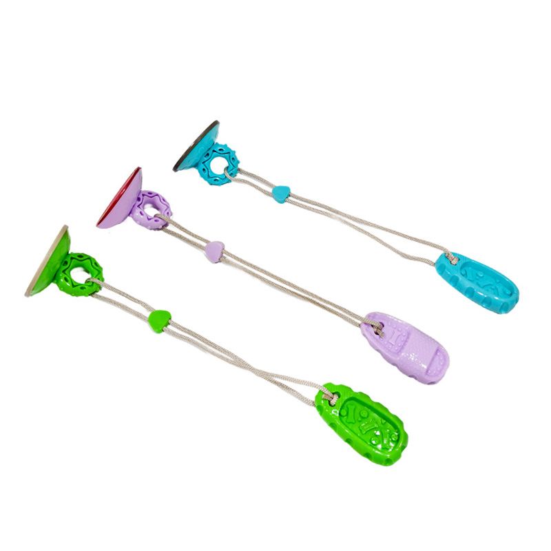 Pet suction cup slippers toy, durable chew, tiring to pull rope, wear-resistant puppy toy, pet supplies