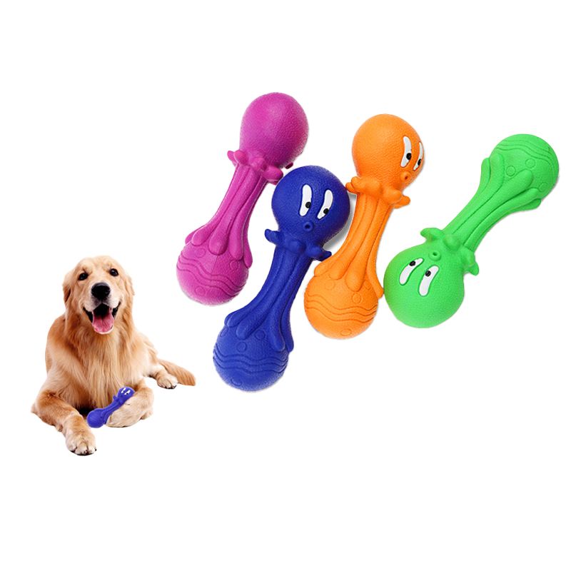 Pet Toy Resistant to Chewing and Teeth Grinding for Medium to Large Dogs: Octopus Bones, Rubber Dog Toys