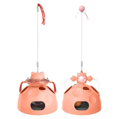 New pet product hot sellers: Cat Digging Ball Spinning Food Leak Toy Cat Toy