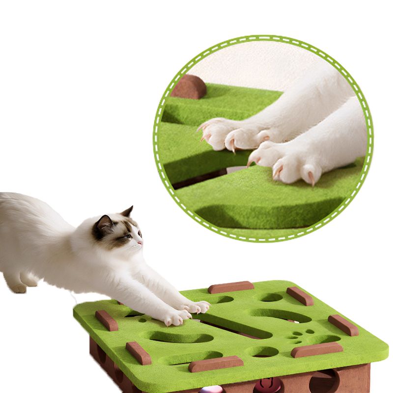 Cat Toy, Cat Teaser, Self-Entertainment Device for Cats, Pet Kittens' Brain Teaser, Cat Poke Joy, Baby Cat Bell Ball, Cat Stick