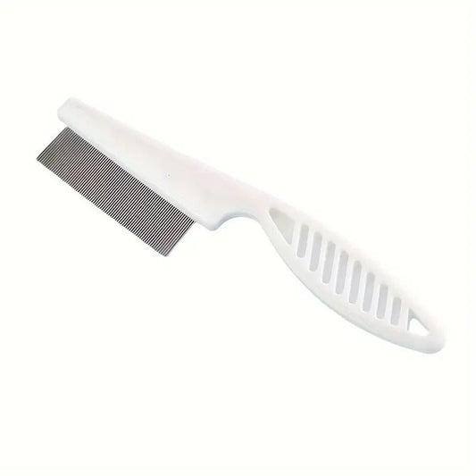 Pet comb, dog flea comb, cat flea comb, plastic dense-tooth comb, steel needle comb, fur removal comb